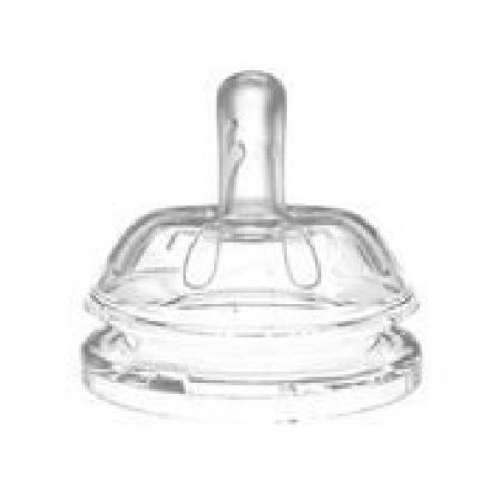 Nuvita bottle nipple hole 2 with replacement valve 2 pcs