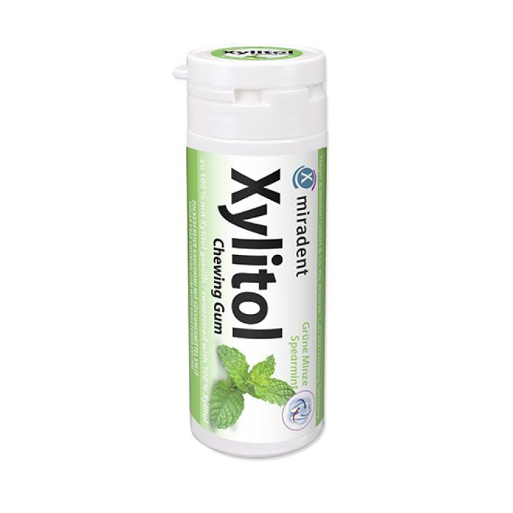 Miradent Xylitol Kaugummi Bạc hà 30 Stk