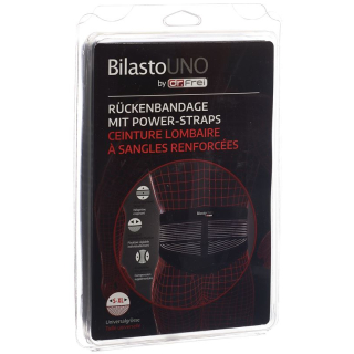BILASTO Uno Rückenbandage S-XL con Power Straps