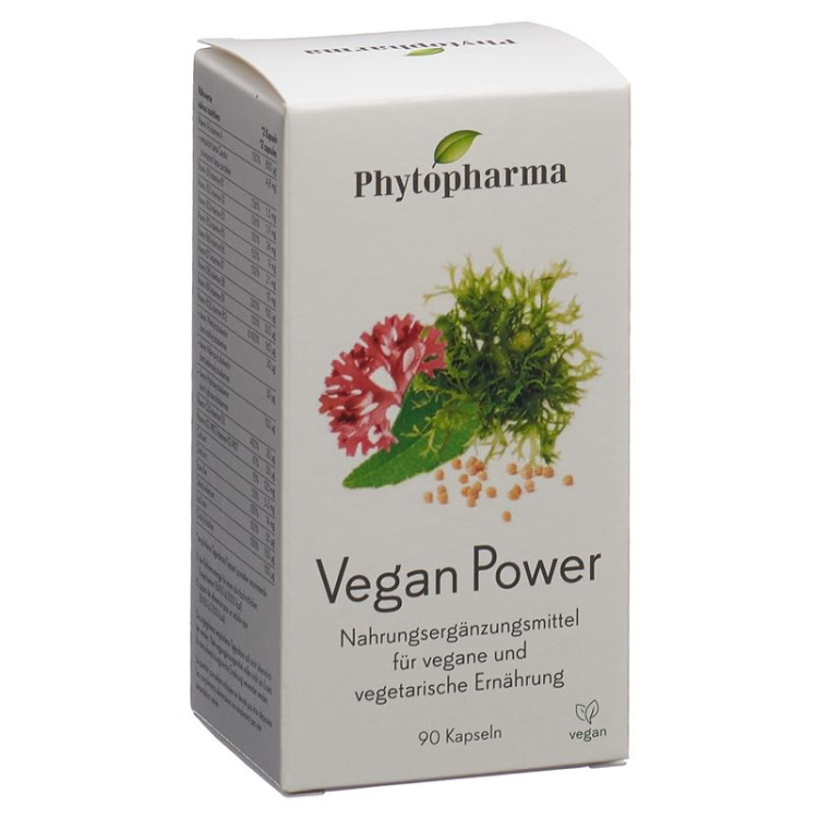 Phytopharma Vegan Power Kaps Ds 90 Stk