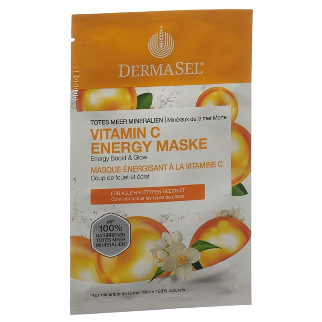 DermaSel Maske Vitamin C Energie Btl 12 ml