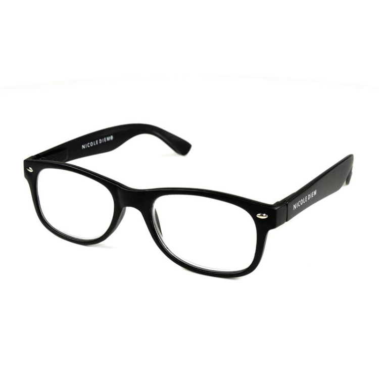 Nicole Diem lunettes de lecture 2.00dpt Act noir