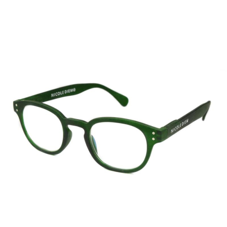 Nicole Diem reading glasses 2.50dpt Romeo BB olive