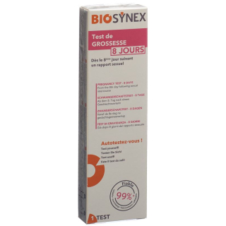 BIOSYNEX pregnancy test 8 days