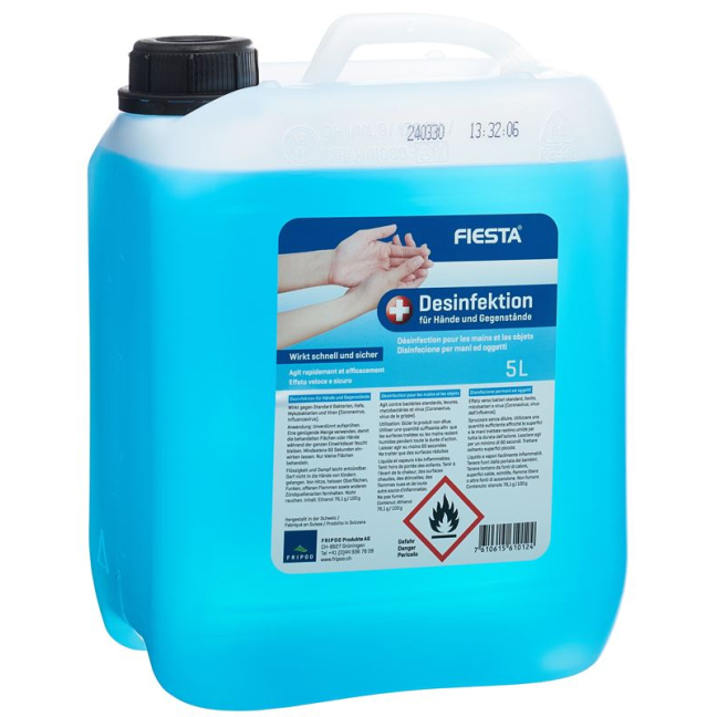 FIESTA Disinfectant for Hands and Objects Can 5 lt