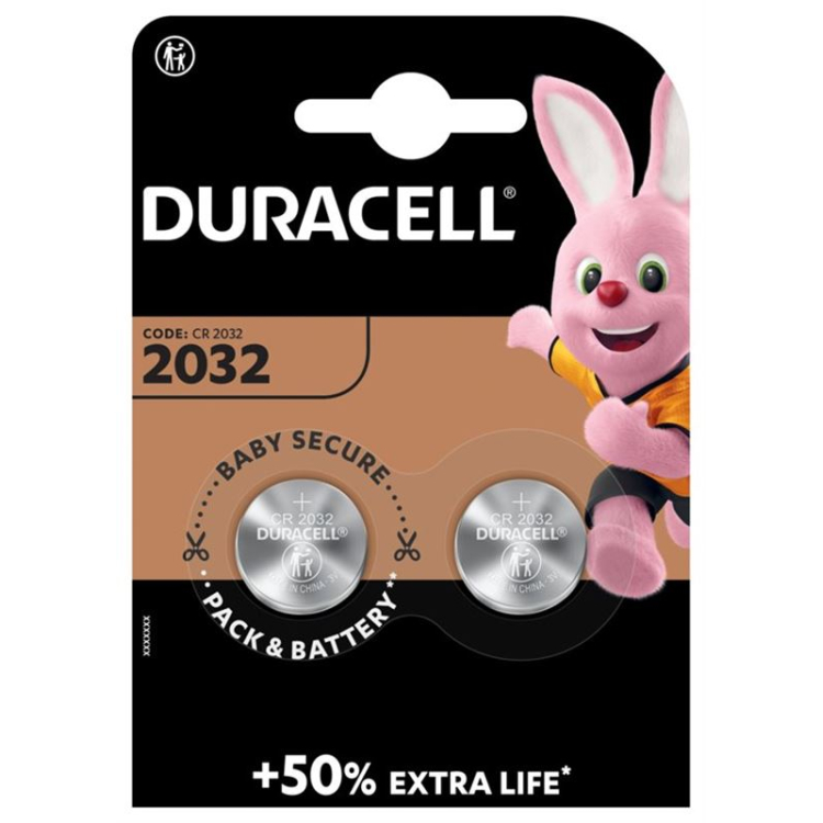 DURACELL Batterij CR2032 3V Lithium B2 XL