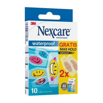 3M Nexcare Promo Tattoo Waterproof 26x57mm 10+2 безкоштовно/упаковка