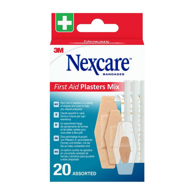 3M NEXCARE EHBO Pflasters Mix ass