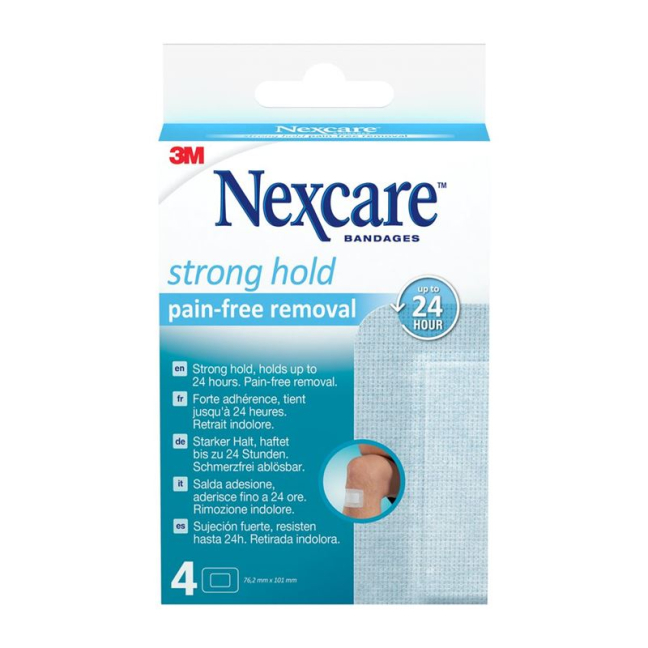 3M NEXCARE Strong Hold Pads 76,2 x 101 mm