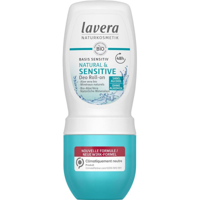 Lavera Deo Roll Sensitiv Natural and SENSITIVE baasil 50 ml