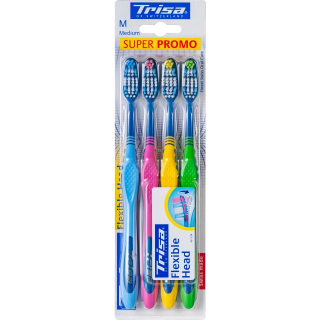 Trisa Flexible Head toothbrush Quattro medium