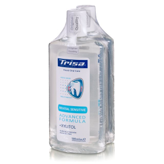 Trisa mouthwash Revital Sensitive DUO 2 x 500 ml
