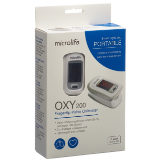 Pulsoxímetro Microlife Oxy 200