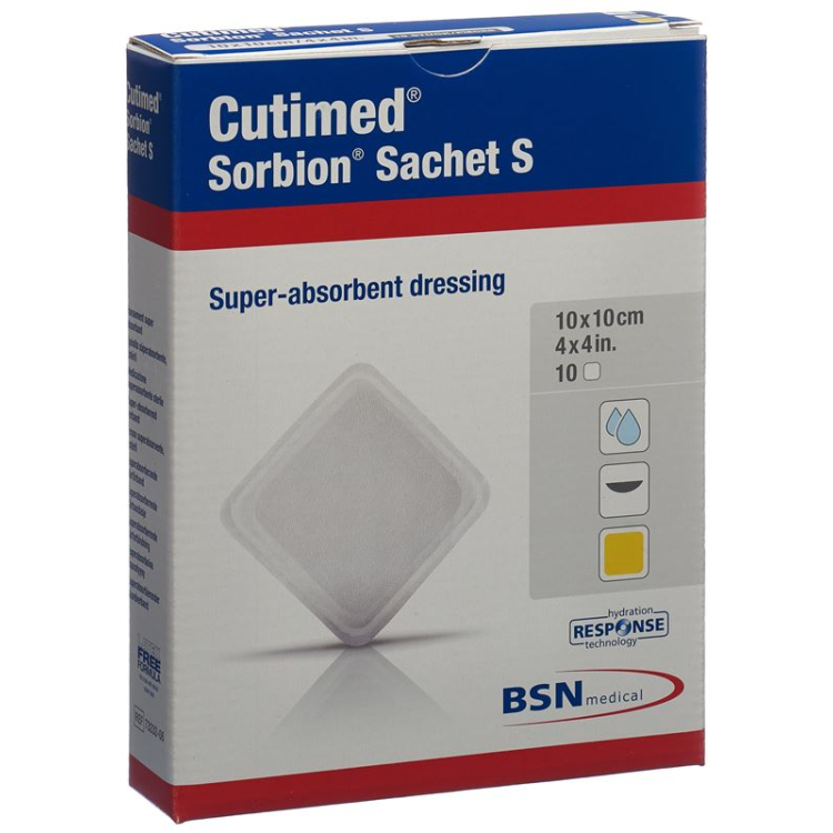 Cutimed Sorbion Sachet S 10x10cm 50 pcs