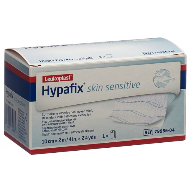 Hypafix Silikon sensível à pele 10cm x 2m