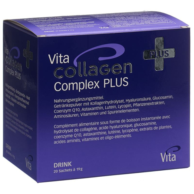 Vita Collagen Complex Plus Drink Sachês 20 Stk