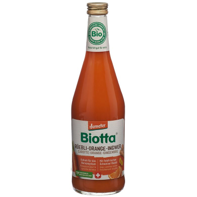 Biotta rüebli orange ingwer demeter