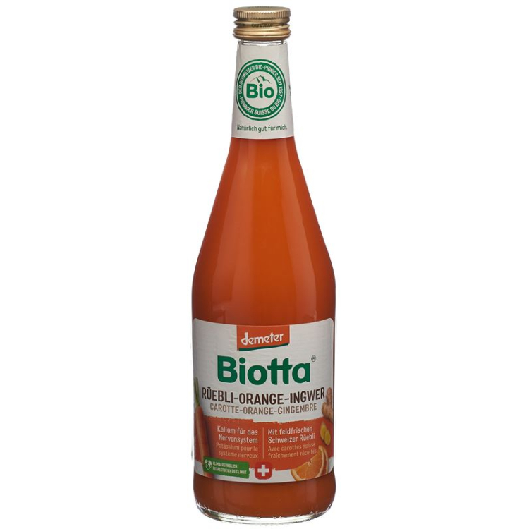 BIOTTA Rüebli Orange Ingwer Demeter