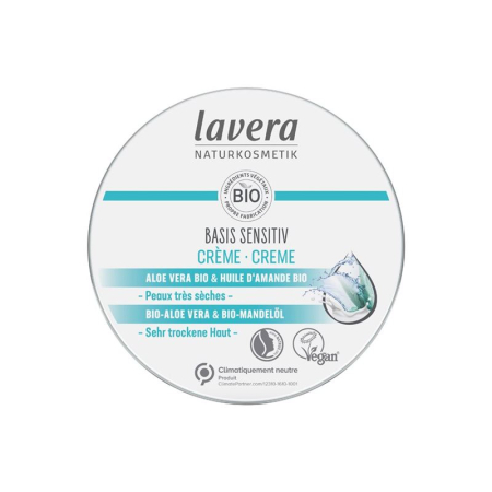 Lavera Basis Sensitiv Creme Allround Aloe-Vera & Mandelöl Ds 150 ml