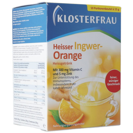 Klosterfrau Heissgetränk Heisser Ingwer-Orange 10 Btl 15g