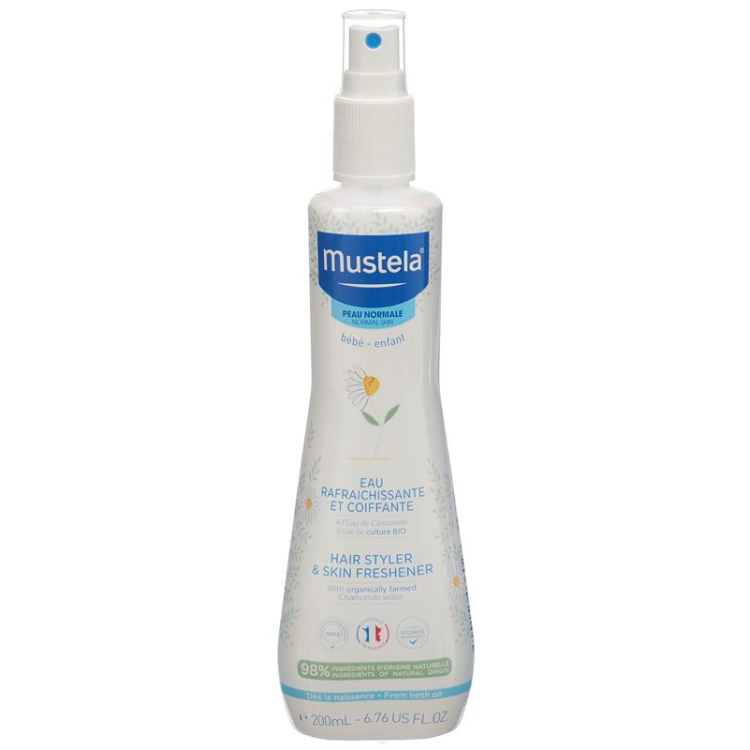 Mustela Erfrischendes Wasser Fl 200 ml