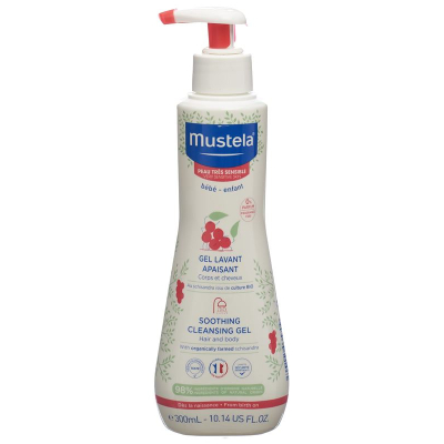 Mustela Beruhigendes Waschgel Fl 300 мл