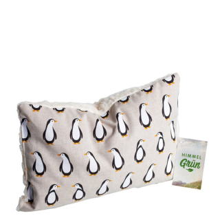 Aromalife pine cushion penguin 30x20cm penguin with fur on the back