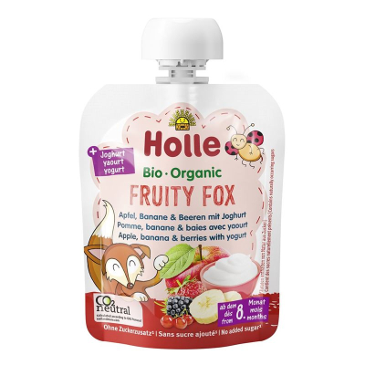 HOLLE Ovocná Fox Apfel Banán Beeren Joghurt