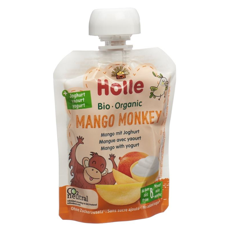 HOLLE Mango Monkey Pouchy Mango koos Joghurtiga