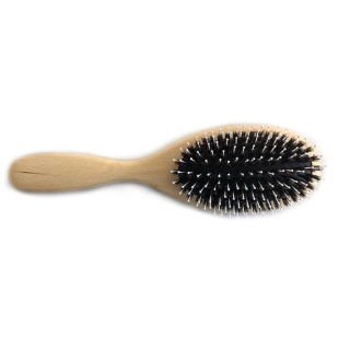 Herba hairbrush boar / nylon bristles oval Buchholz FSC certified