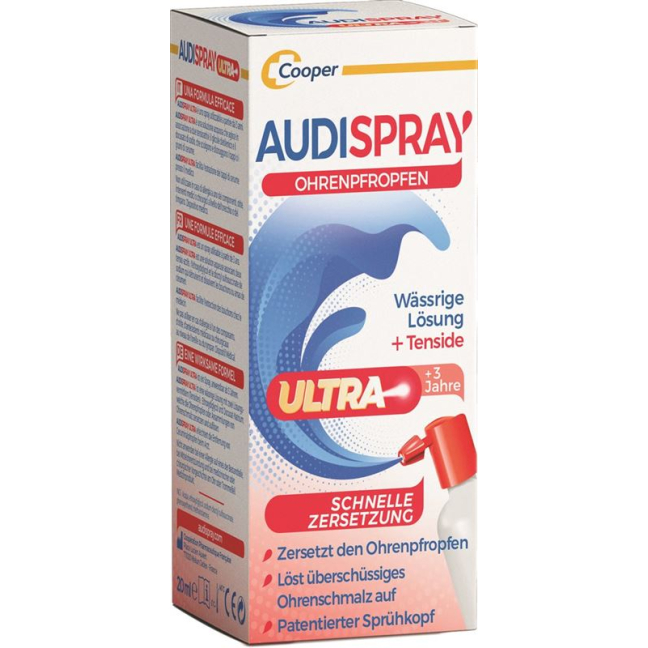 Audispray Ultra ear plugs 20ml buy online