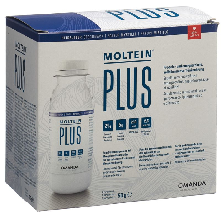 Moltein PLUS 2.5 Heidelbeere Ds 400 гр