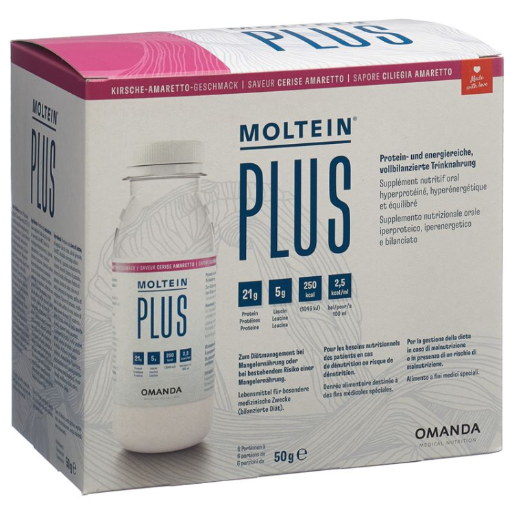 Moltein PLUS 2,5 Kirsche Amaretto Btl 750 g