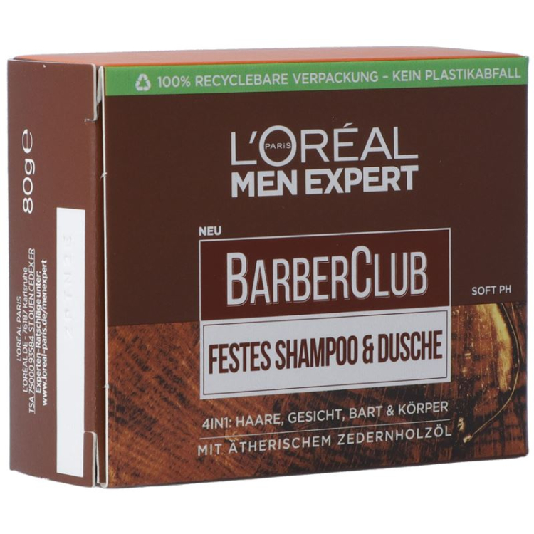 Sabonete Sólido Men Expert Barberclub Fl 80 g