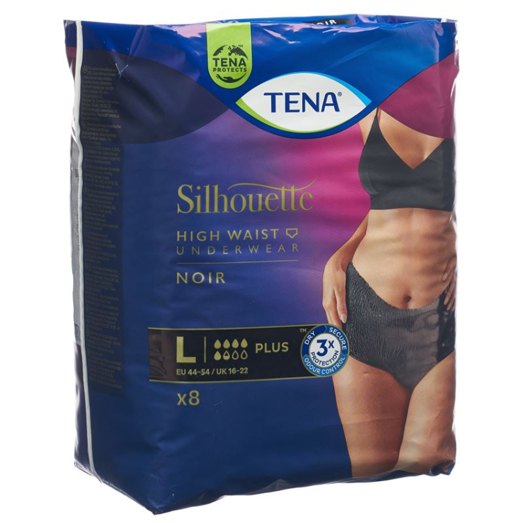 TENA Silhouette Plus L schwarz