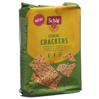 Schär crackers cereal glutenfrei 210 גרם