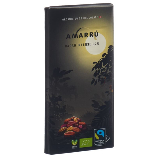 Amarru Cacao Intense 92% Bio Fairtrade 80 გრ
