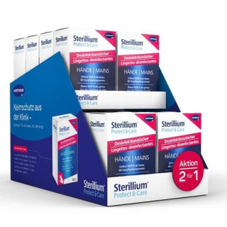 Sterillium protect & care tissue hände disp 20 stk
