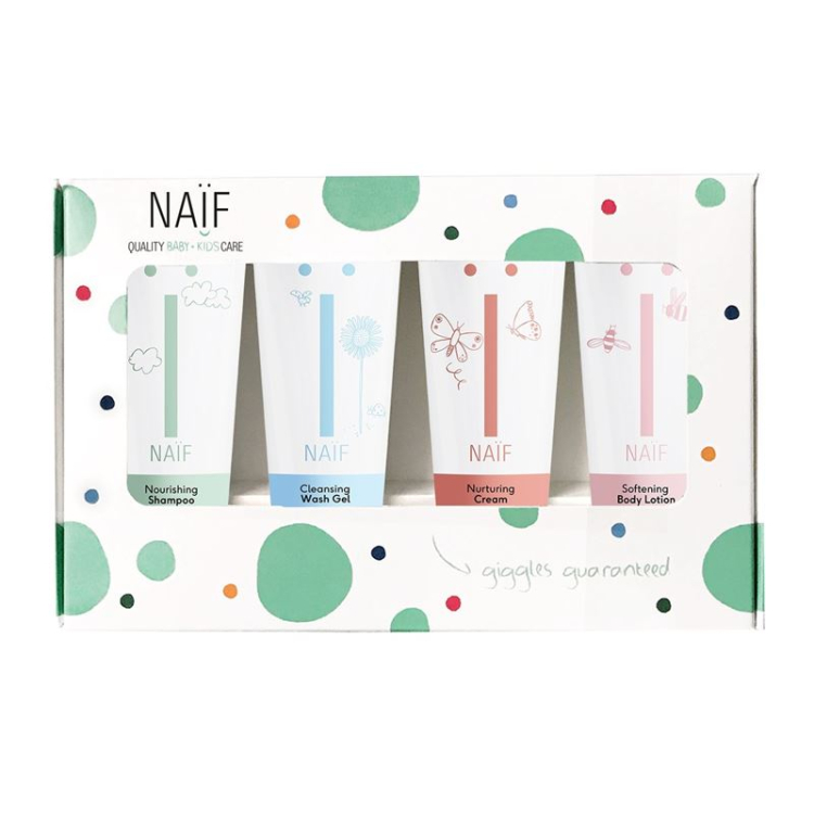 NAIF The Mini Set Baby Reise 4x ճամփորդական չափի արտադր