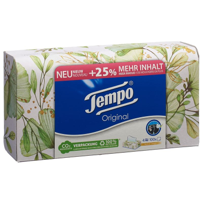 Tempo taschentücher box 100 stk