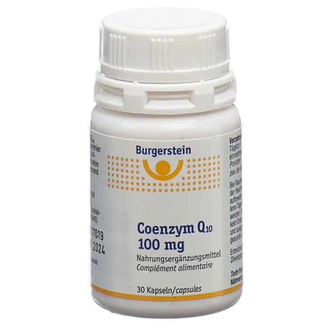 Burgerstein Coenzyme Q10 κάψουλες 100 mg κουτί 30 τεμάχια