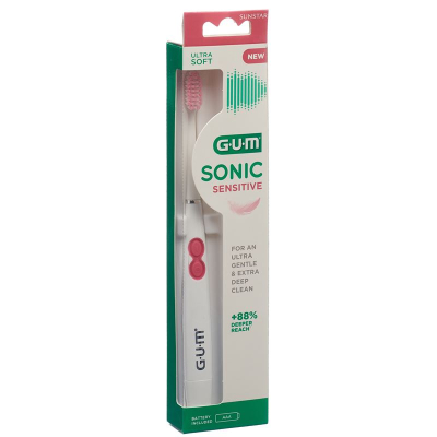 Gum sonic sens elektrik zahnbürste weiss