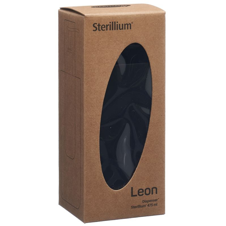 מתקן STERILLIUM 475ml LEON שחור