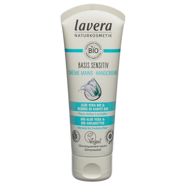 LAVERA Handcreme Basis sensitiv - Nourishing Hand Cream for Sensitive Skin