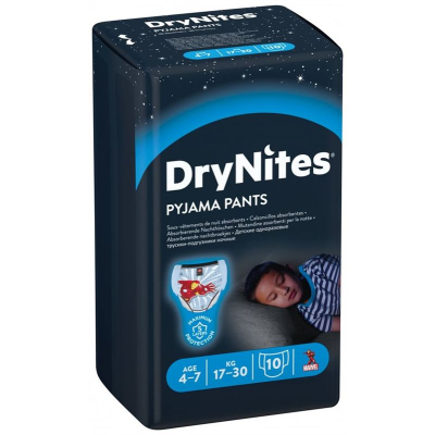 Huggies drynites night nappies boy 4-7 years