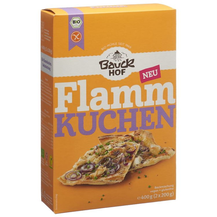 Bauckhof Flammkuchen glutenfrei 2 x 200 גרם