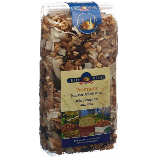 BioKing Premium Crunchy Muesli Nut Organic Bag 375 g
