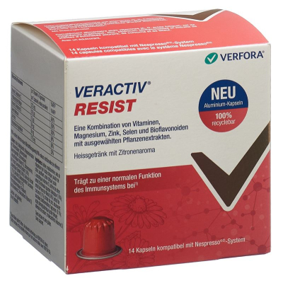 Veractiv Resist Nespresso Kapseln Alu 14 Stk