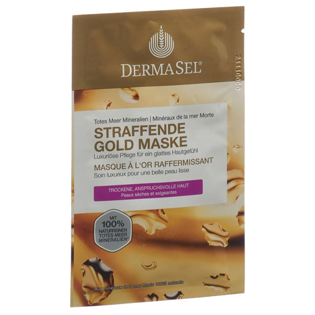 DERMASEL Mask Gold D/F - Premium Face Mask for Rejuvenation