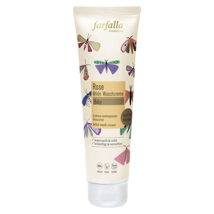 farfalla Baby Mild Cleansing Cream Rose 145 ml